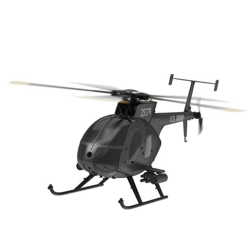 YUXIANG F119S MD500 Bird Red Black 9CH 6G Intelligent GPS No Flybar Simulation RC Helicopter
