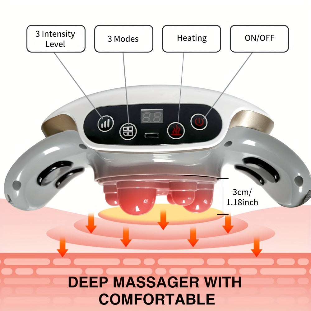 NNETM Automatic Abdominal Massager with 3 Massage Modes