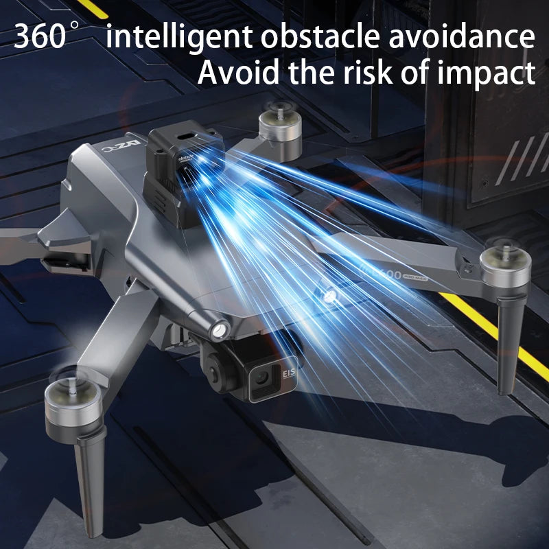 L600 PRO MAX GPS Drone Professional 8K 3-Axis Gimbal HD Dual Camera Obstacle Avoidance FPV Brushless Security surveillance Dron Dropshipman