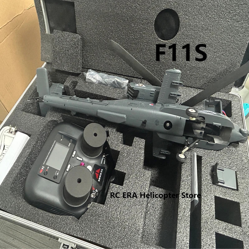 Yuxiang F11s 1:32 Apache Armed Remote-Controlled Helicopter Novice Entry-Level Intelligent Version Multifunctional Aircraft