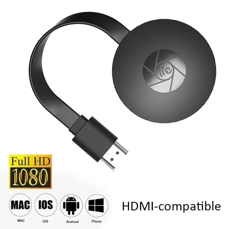 1080P For MiraScreen Display Anycast Wifi HDMI-compatible Portable Miracast Dongle Compatible For TV Android Ios Mirror Screen Dropshipman