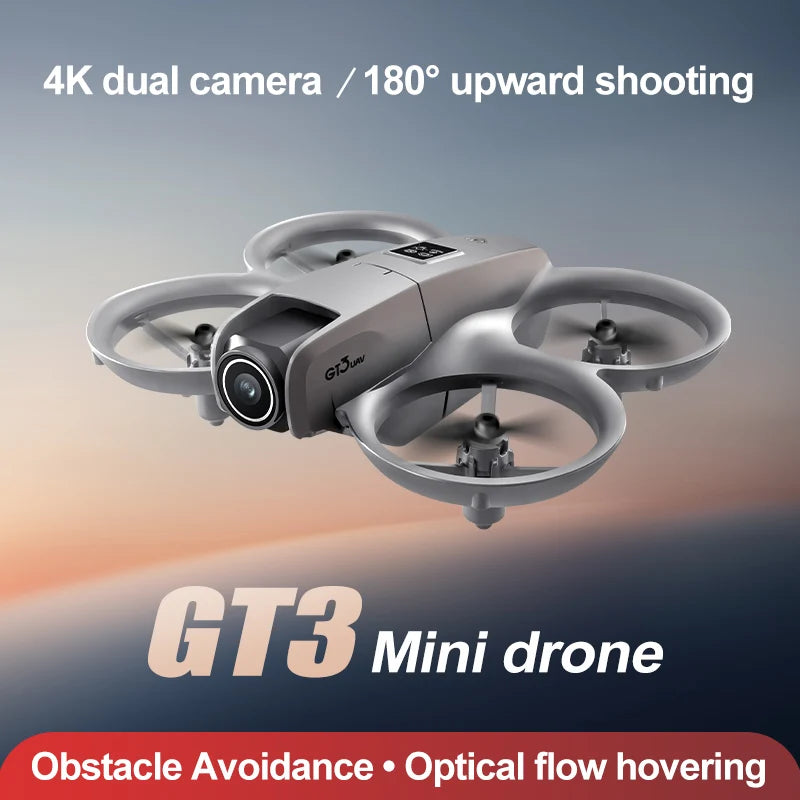 GT3 MAX Mini Drone 5G 8K GPS Professional HD Aerial Photography Dynamic Lighting Remote Control Aircraft Optical Flow Quadcopter Dropshipman