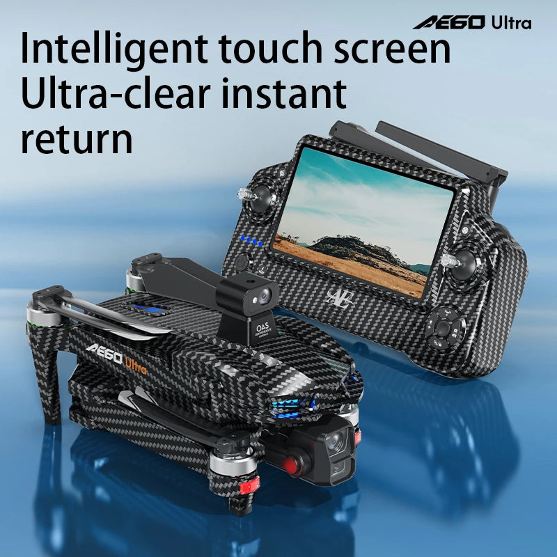 AE60 Ultra Drone 4K Camera Drone with 3-Axis Gimbal 5G GPS 360 ° Obstacle Avoidance Foldable Quadcopter 20KM Security Drone UVA Dropshipman