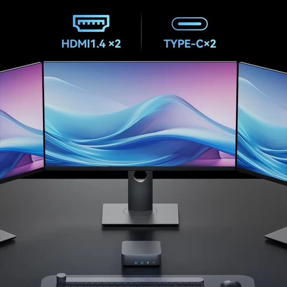 MINI Computer  Windows 11 Intel Core i9 10980HK 16GB 32GB RAM 1TB SSD WIFI 6 BT5.2 4K HD Mini Gaming office study Pc