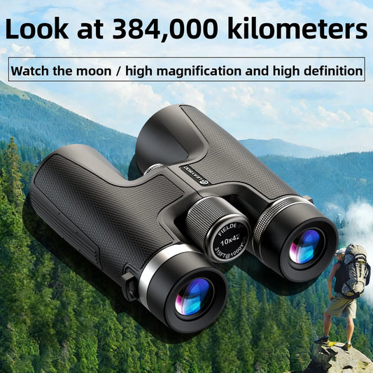 Leaysoo 10X42 binoculars high quality telescope profesional phone camping equipment hunting long range outdoor adult hiking