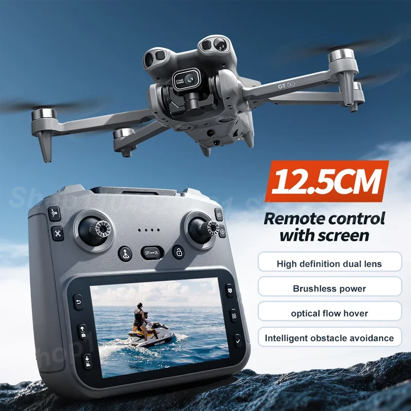 2026 NEW Original GT50 PRO RC Drone 8K HD Dual Cameras WiFi GPS 20mins Flight Aerial Photography Quadcopter Remote Control Toys Dropshipman