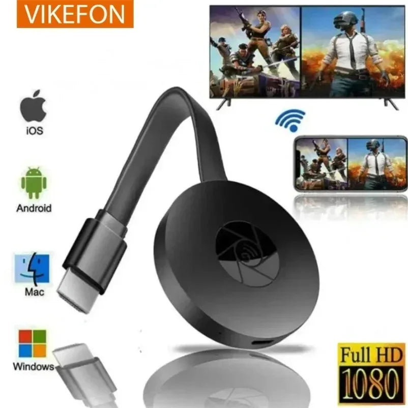 1080P For MiraScreen Display Anycast Wifi HDMI-compatible Portable Miracast Dongle Compatible For TV Android Ios Mirror Screen Dropshipman