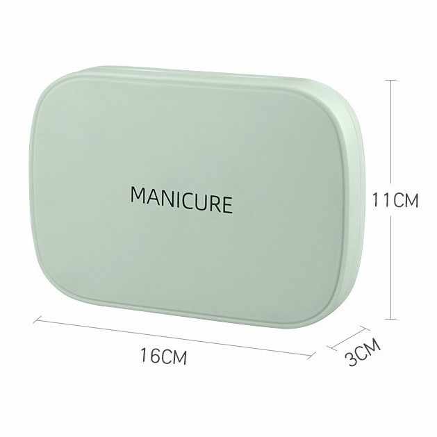 NNEDSZ White 18-Piece Manicure and Pedicure Set - Stainless Steel Nail Clipper Kit | Professional Nail Care Grooming Tools | Compact Portable Case