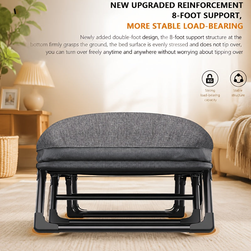 Portable Folding Bed Camping Cot with Thick Comfort Mattress 6 Adjustable Positions Heavy Duty Strong Frame Lightweight Foldable Easy Carry for Travel Camping Guest Home Office All Seasons Local Warehouse Fast Dispatch Practical Thoughtful Gift Dropshipman